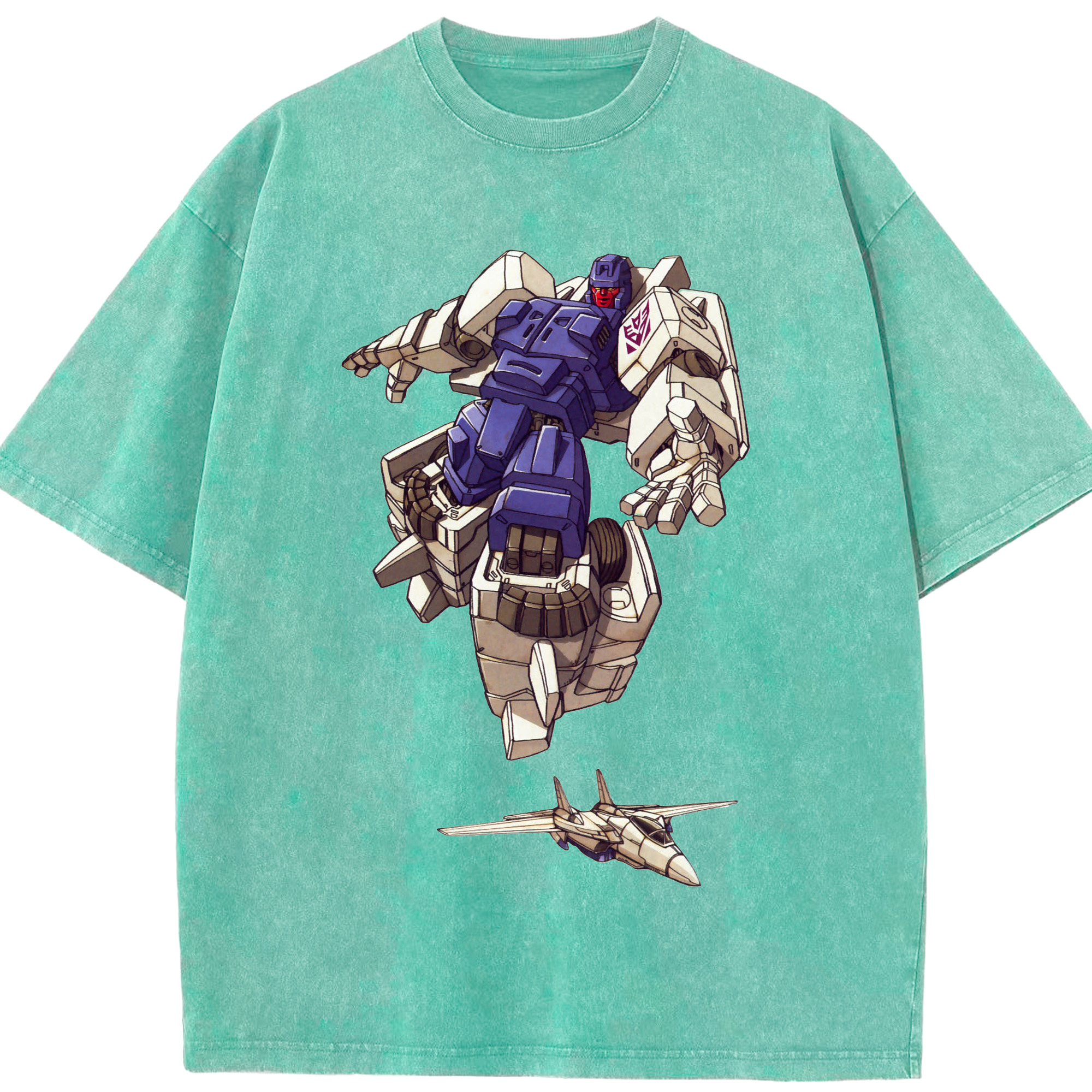 （画像用）  綿100% ヴィンテージ風 半袖Tシャツ（フロントプリント）